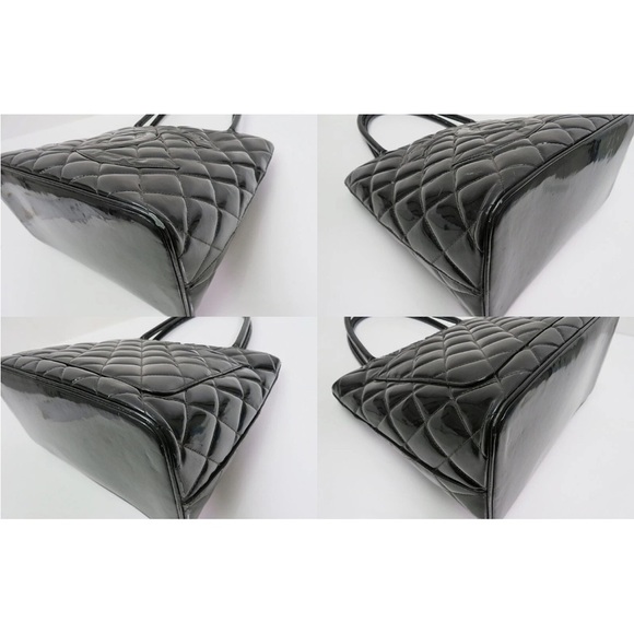 Chanel Glossy Black Quilted Shoulder Bag - Picture 7 of 12